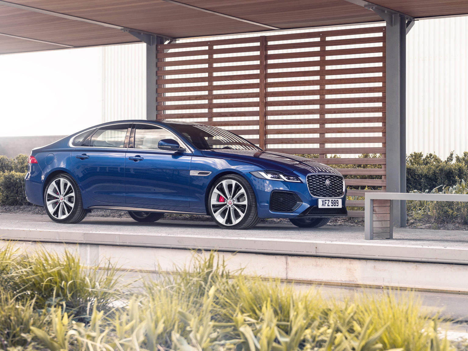 The Jaguar XF has been thoroughly redesigned for the 2021 model year.
