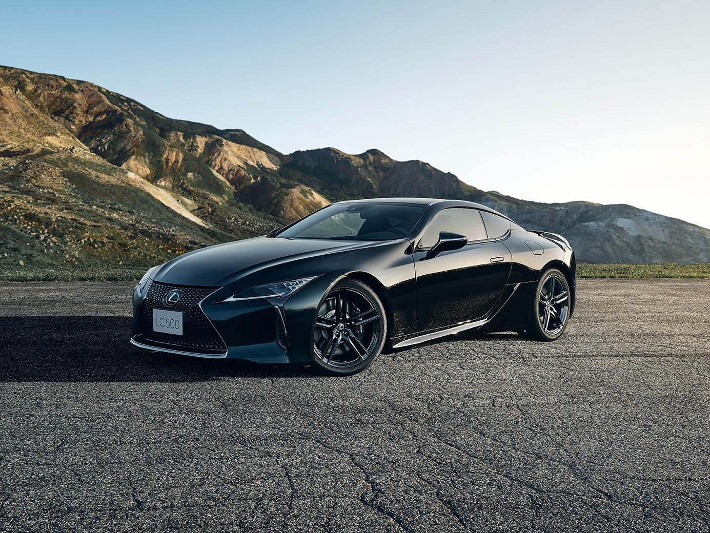 The 2021 Lexus LC 500 Inspiration Series turns the car into a stealthy black coupe.
