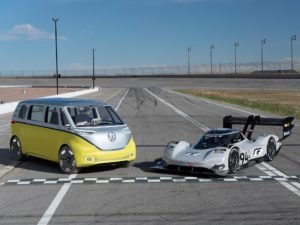 The ID Buzz and ID R. Pikes Peak represent the ying and yang of the electric vehicle performance spectrum.