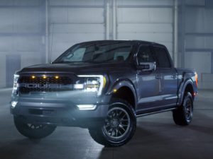 The 2021 Roush F-150 sports familiar design with high-performance upgrades.
