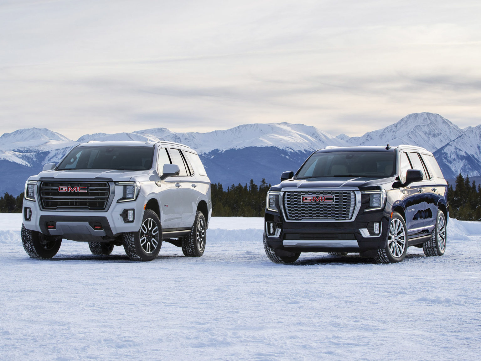 GMC has revealed the AT4 and Denali versions of their popular three-row SUV.