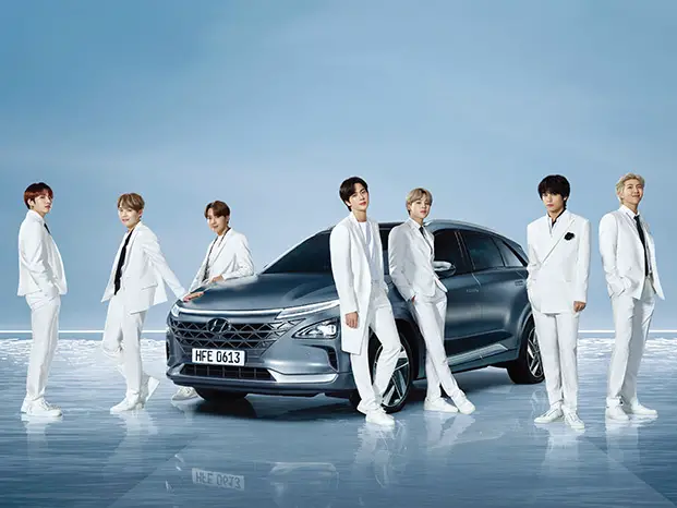 Pop band BTS returns as Hyundai spokespeople.