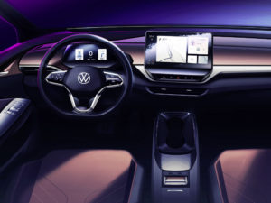 The Volkswagen ID.4's cabin is meant to deliver spacious, free-flowing design.