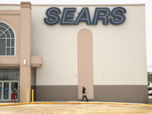 Customers shop at Chicago's last remaining Sears store on May 3, 2018 in Chicago, Illinois. The store, which opened in 1938, closed in July 2018. Sears opened its first retail store in Chicago in 1925.
