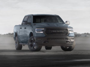 The 2020 Ram 1500 Built to Serve model features aeronautical accents and pays tribute to the Air Force.