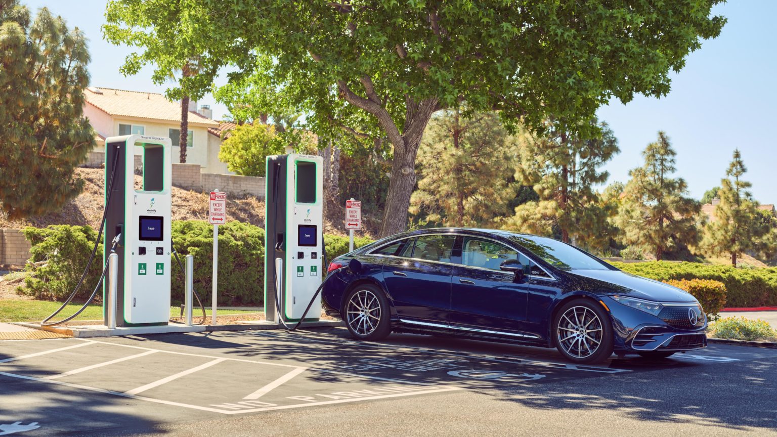 EQS buyers will have access to two years of free charging.