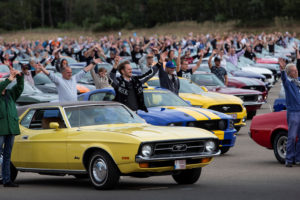 Ford enthusiasts from across Europe lined up in Belgium to attempt to break a world record.
