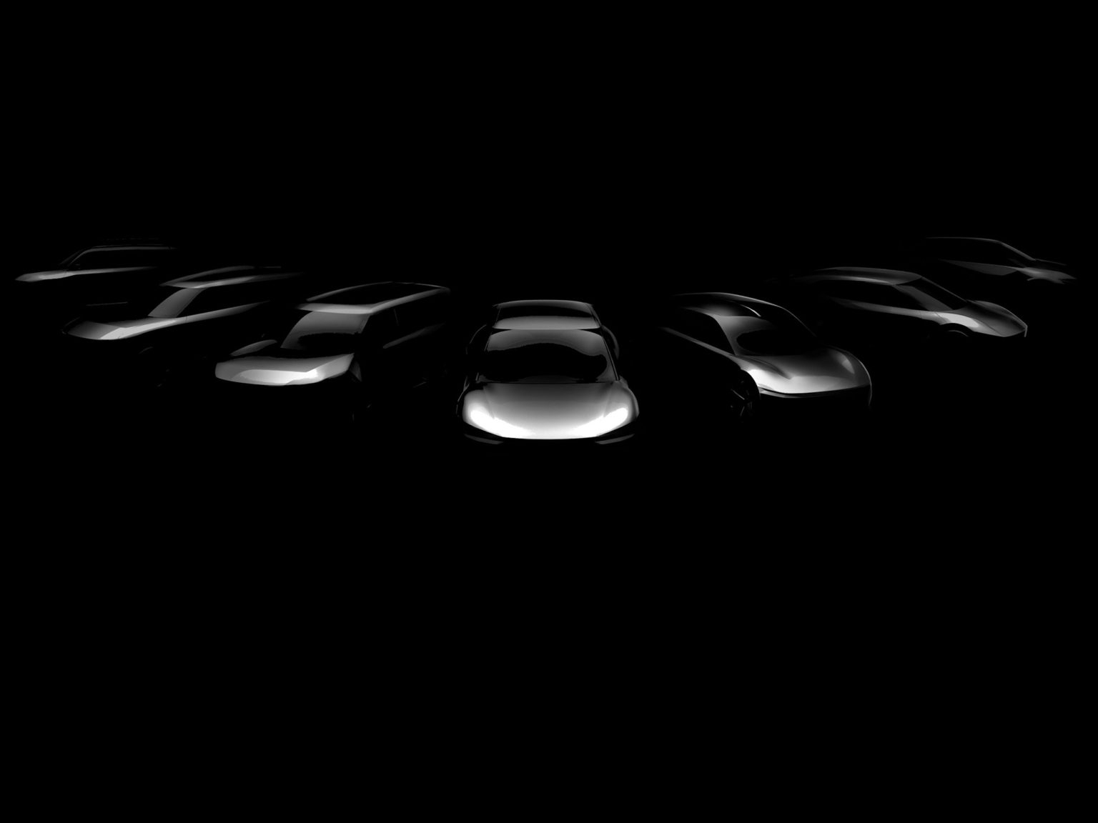 The teaser image of the 2027 Kia lineup includes numerous cars and SUVs.