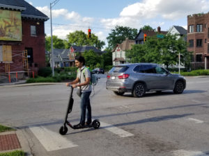 Toyota is working with a college in Indiana to study e-scooter interactions with vehicles.