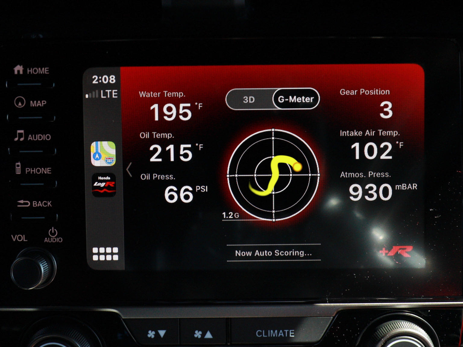 The new LogR smartphone app replaces the need for a track data recorder to be built into the car.
