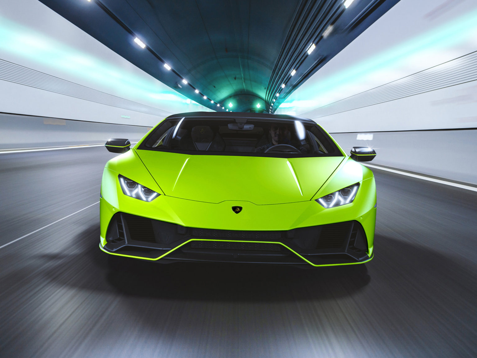 The Lamborghini Huracán EVO Fluo Capsule collection is available for the 2021 model year.