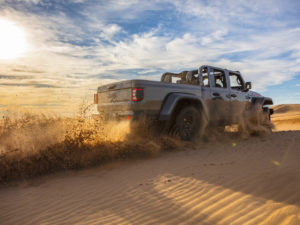 The Gladiator Mojave was developed specifically for tackling tough desert terrain.