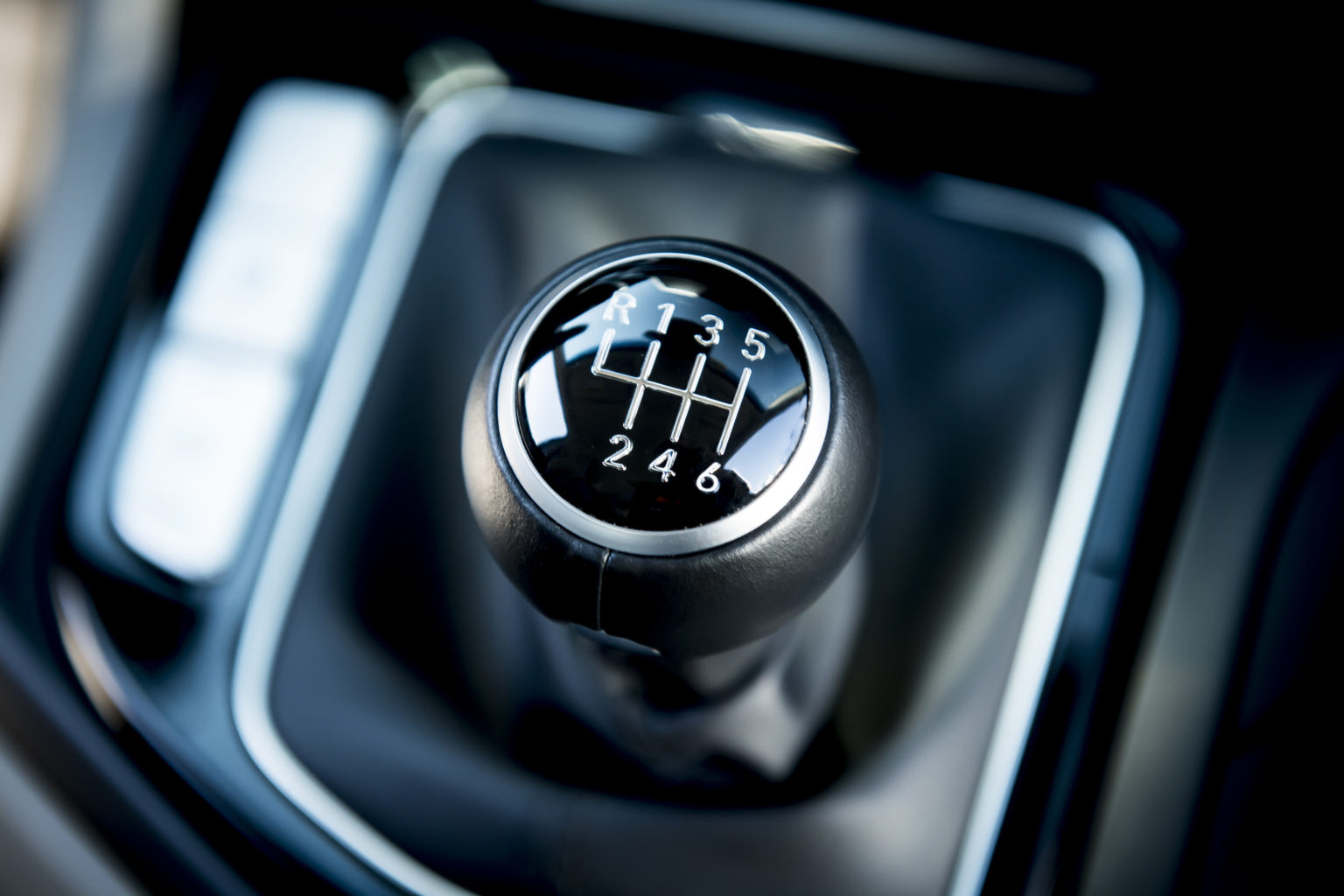 The Genesis G70 can be equipped with a six-speed manual transmission.