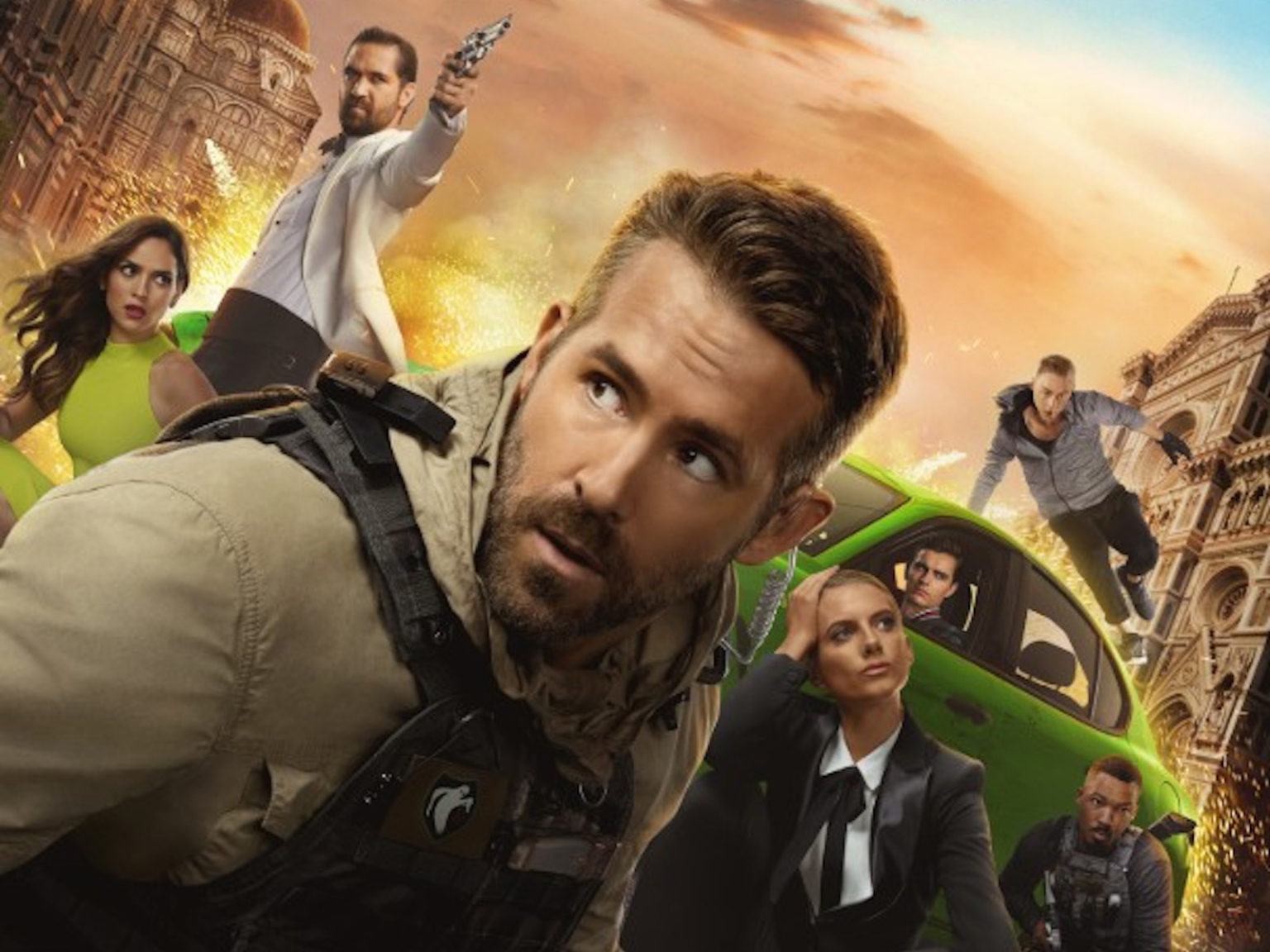 Ryan Reynolds stars in the new Netflix movie "6 Underground".