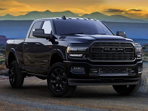 The Ram Heavy Duty Limited Black Edition is new for 2020.