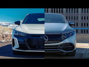 Luxury Electric Vehicles Mercedes-Benz EQS vs. Audi e-tron GT