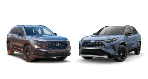 SUV Showdown Comparing the Toyota RAV4 Prime and Honda CR-V Hybrid